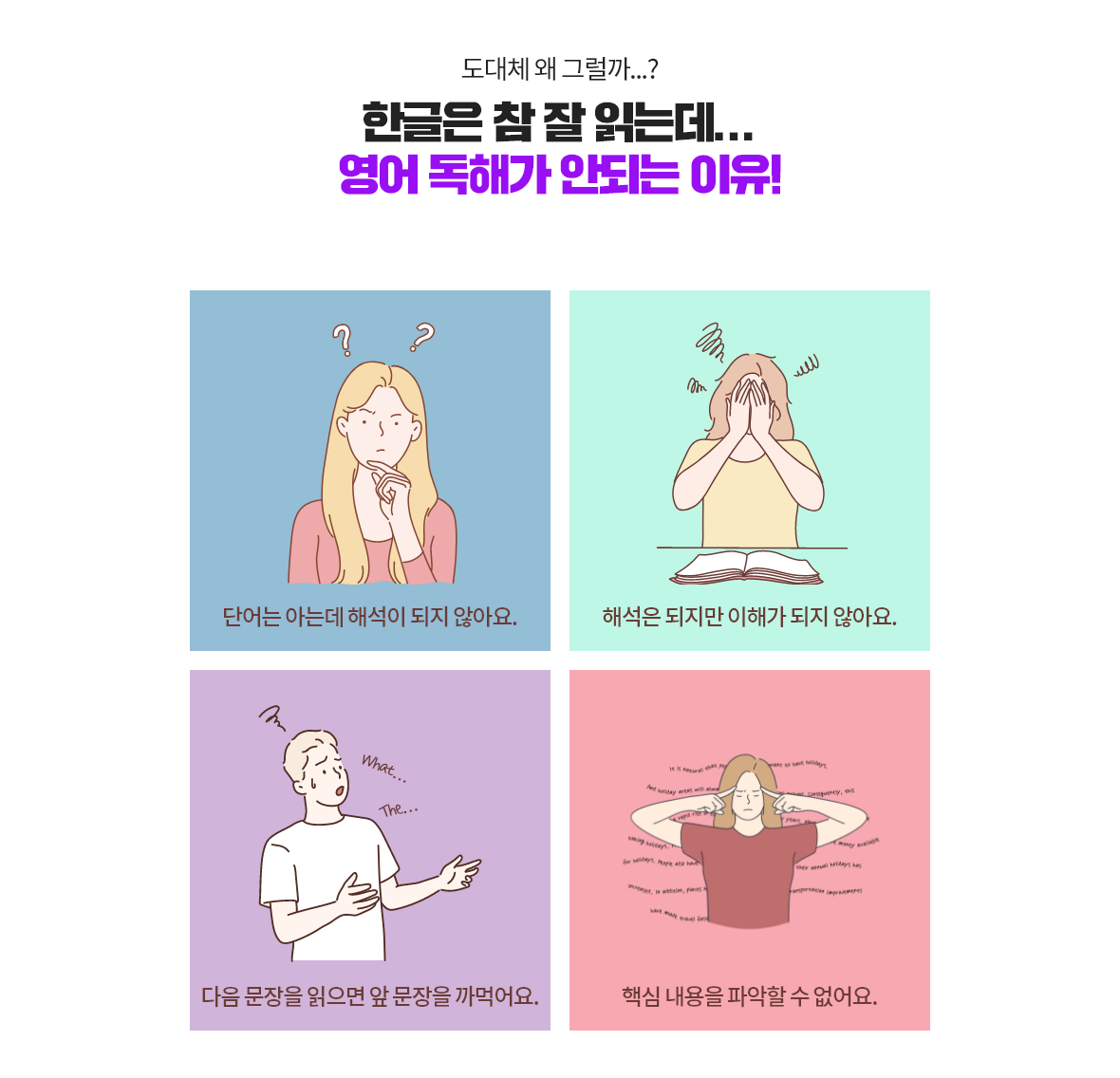 영어독해(입문~고급)